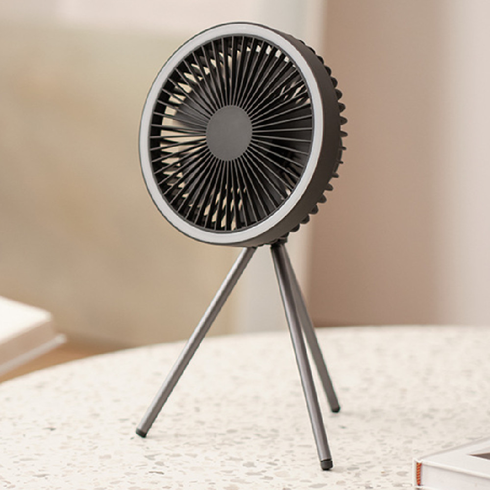 Camping Lantern Tripod Desktop Fan