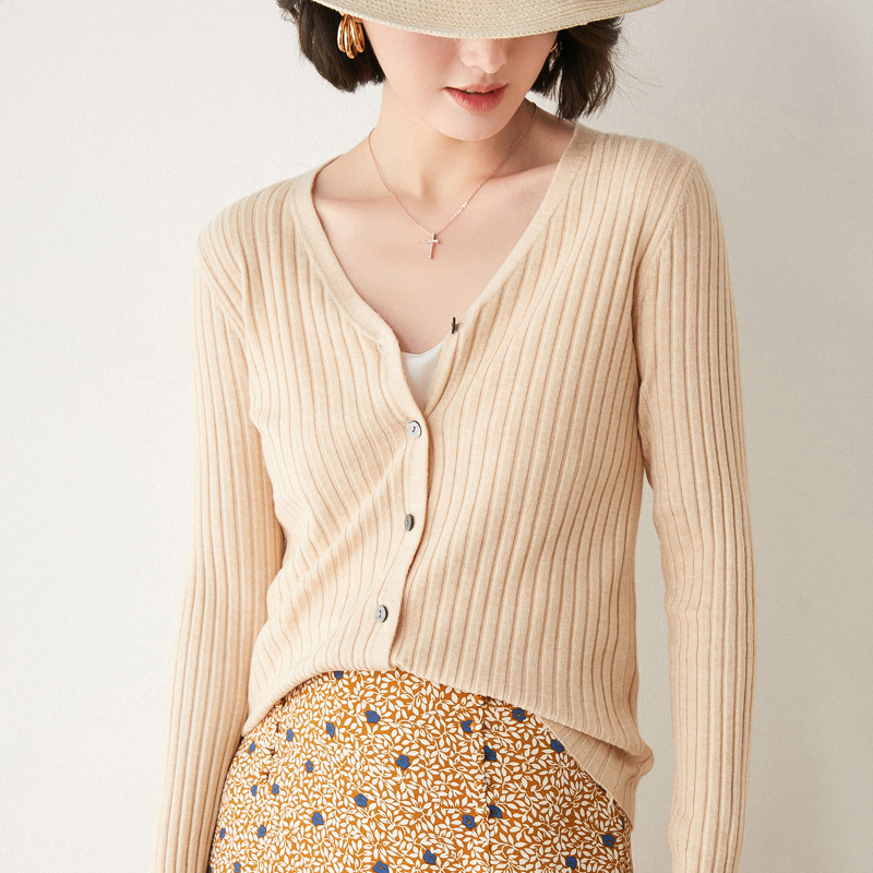 Women's Fashion Knitted Cardigan Viscose Sweater