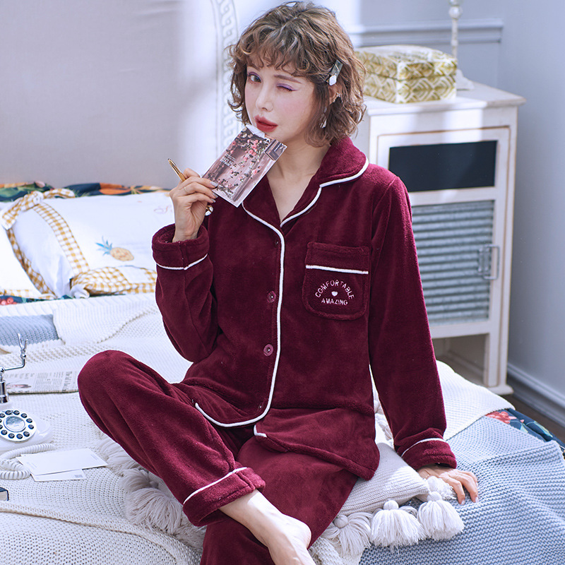 Title 2, Coral Fleece Thickening Can Be Worn Outside Hom...