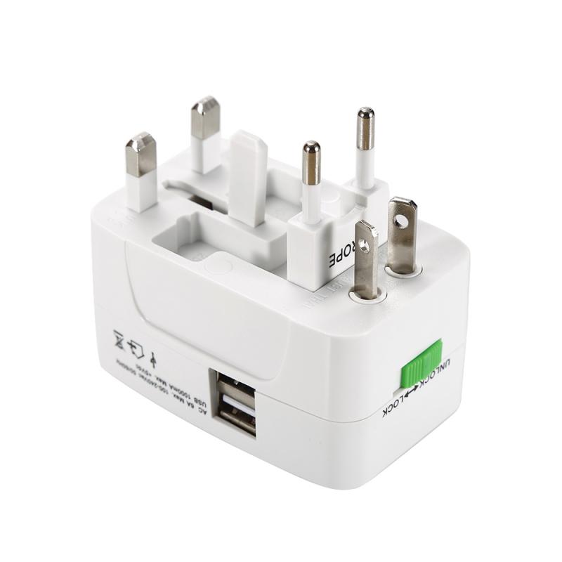 Adaptateur de voyage universel 4-en-1 — Prises US, UK, AU et EU 2