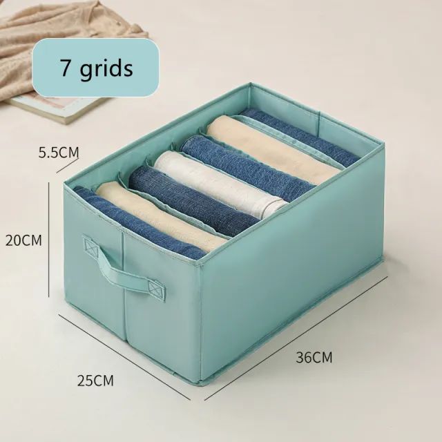 Clothes Denim Pants Drawer Organizer Box Big 7Light Blue - Shop at LoveMi