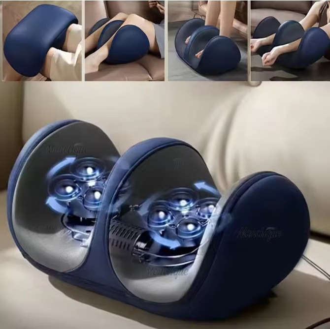 Foot Leg Massager With Kneading Vibration Pain Relief Blood Circulation Booster — image 8