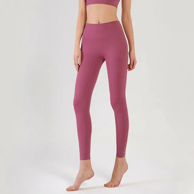 Summer Waist Tights Sports Tights Without Embarrassment Line Fitness Pants Berries - Shop at LoveMi