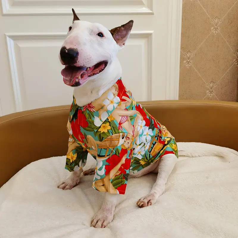 Fashion Hawaiian Beauty Pattern Cat And Dog Shirt