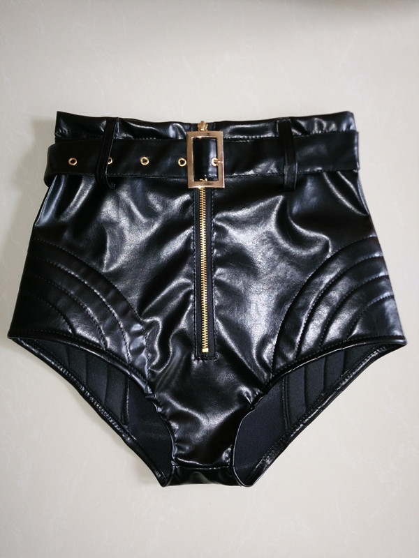 Women's Simple Sexy Fluorescent High Waist Shorts Black - Shop at LoveMi