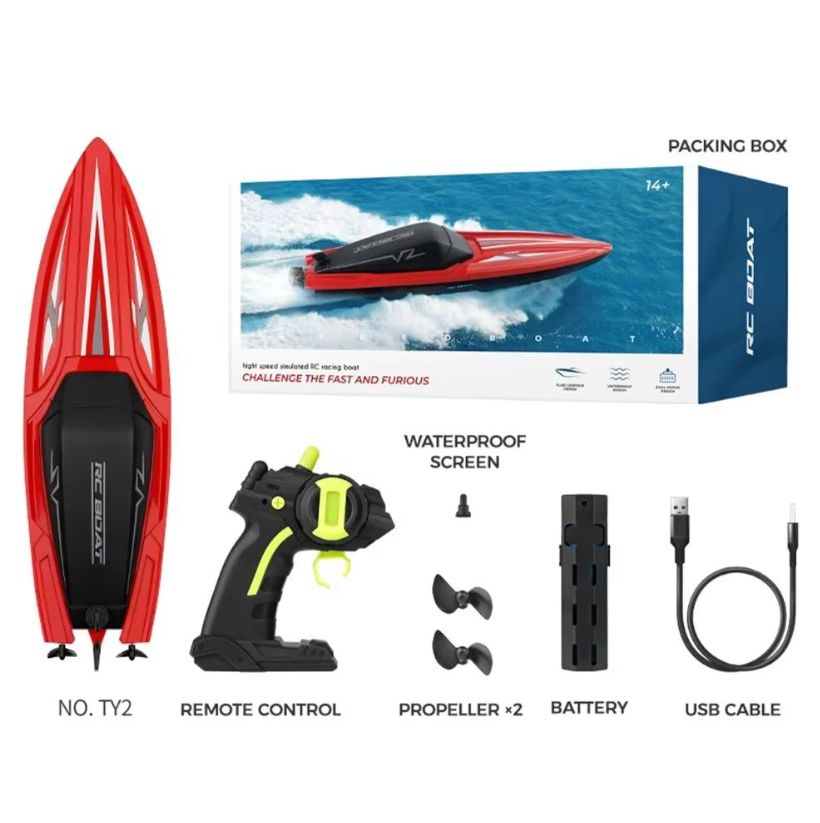 SpeedBoat-TY2 2.4G High-Speed Dual-Motor Remote Control Speedboat
