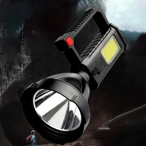 Strong Light Portable Fishing Flashlight with Bracket High Power