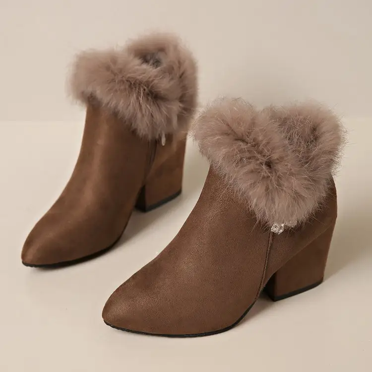 Women's Suede Martin Boots, 2024