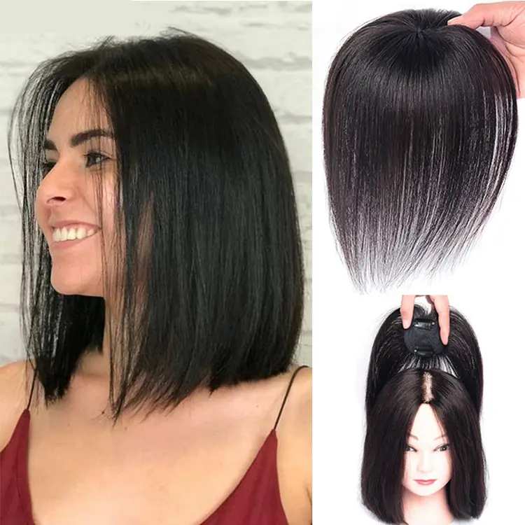 Women's Head Hair Replacement Center-parted Wig Air