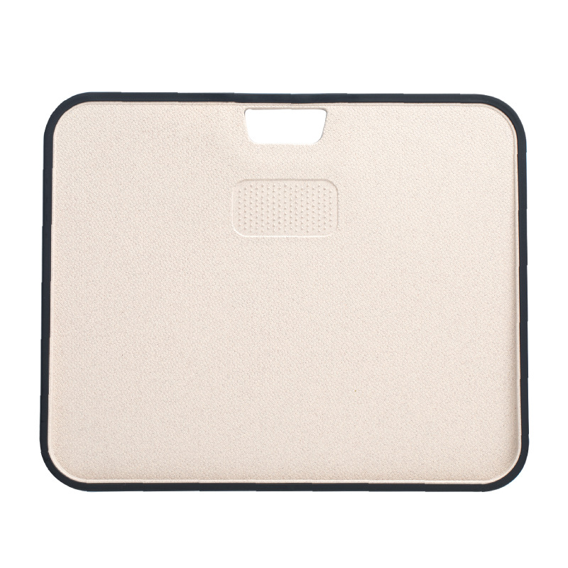 Wheat Straw Plastic Chopping Board With A Knife To Grind Garlic, Ginger And Garlic, Kitchen Cutting Board