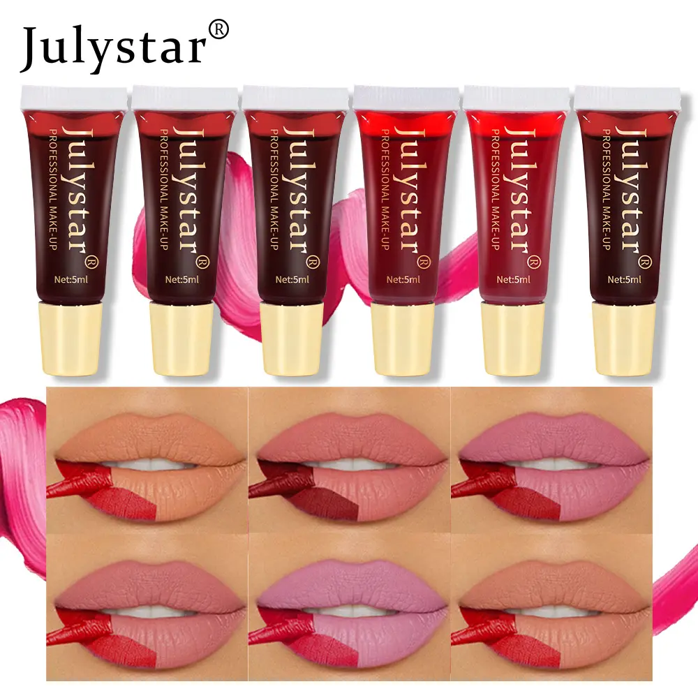 Matte Peel-Off Lip Stain, Long-Lasting Tattoo Tint