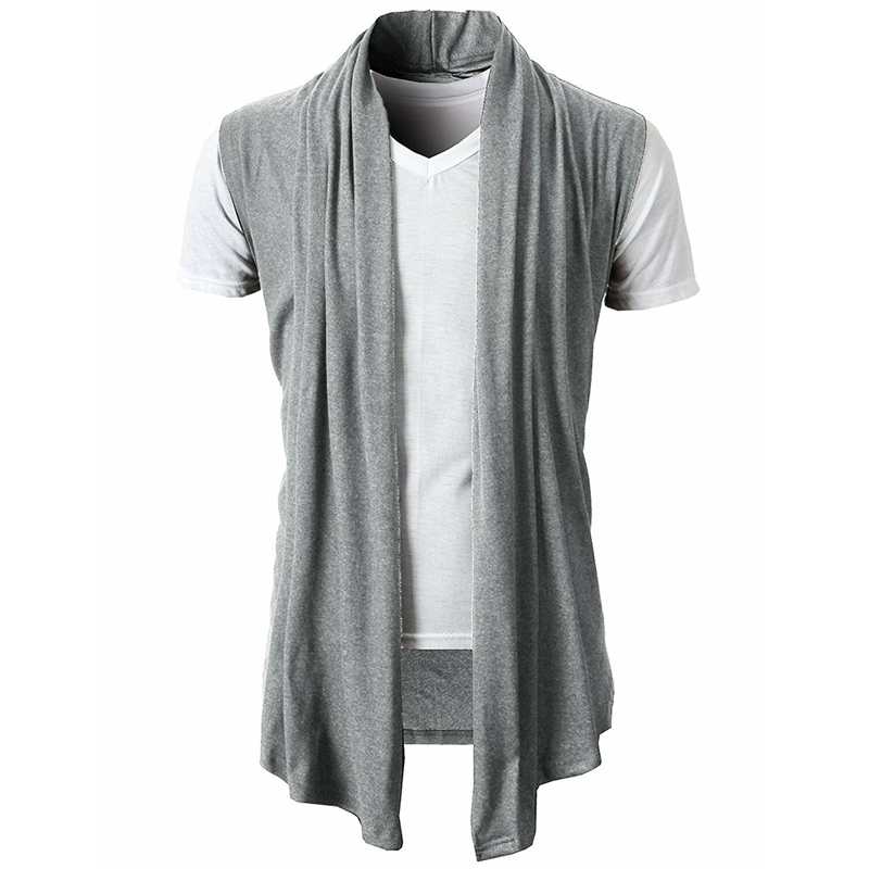 Men's Casual Sleeveless Knitted Cardigan