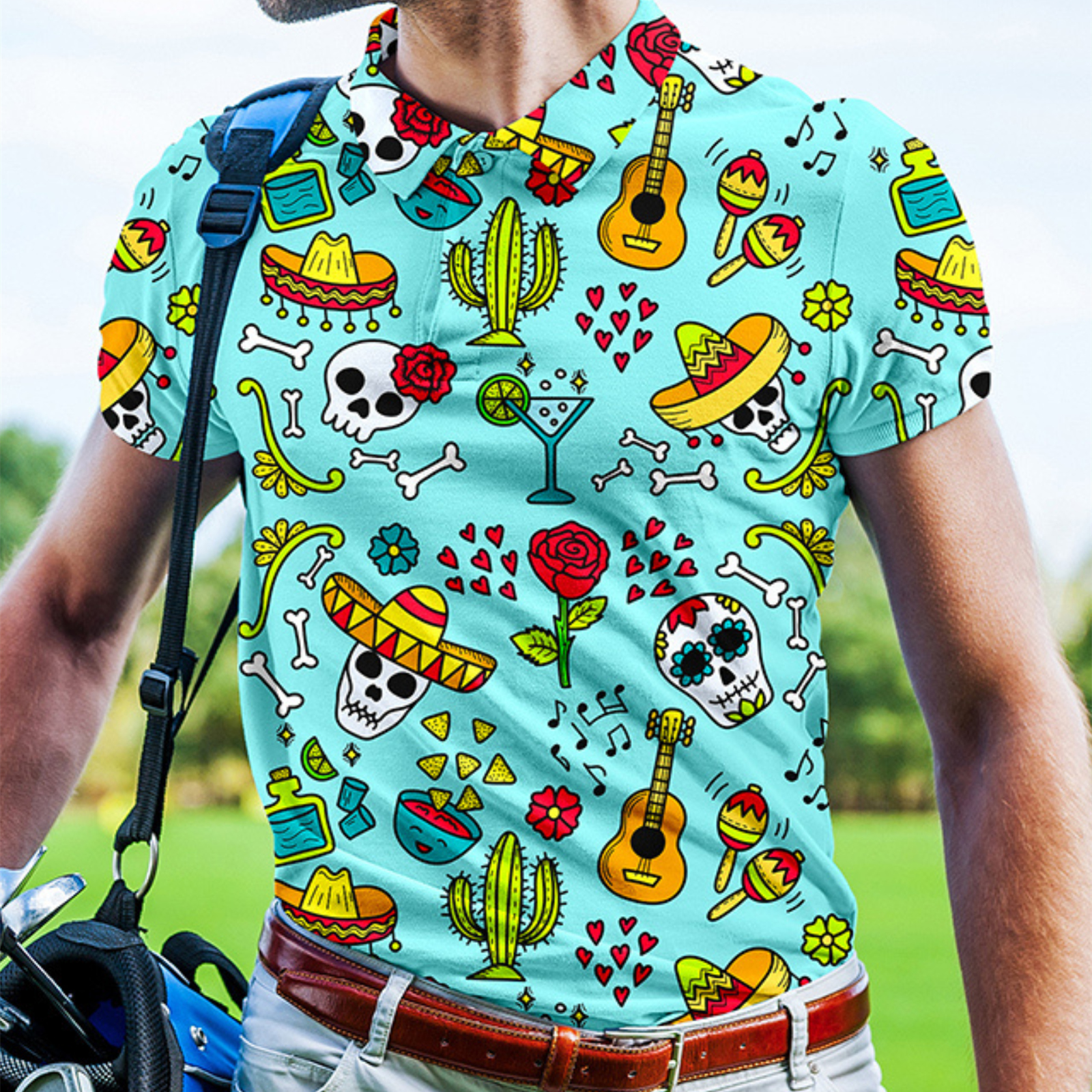 POLO Shirt 3D Printed Casual POLO Short Sleeve European And American Style Men's Clothing