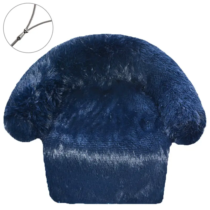 Zipper Dismantling And Washing Style Plush Dog Kennel Plush Blanket Pet Litter Sofa