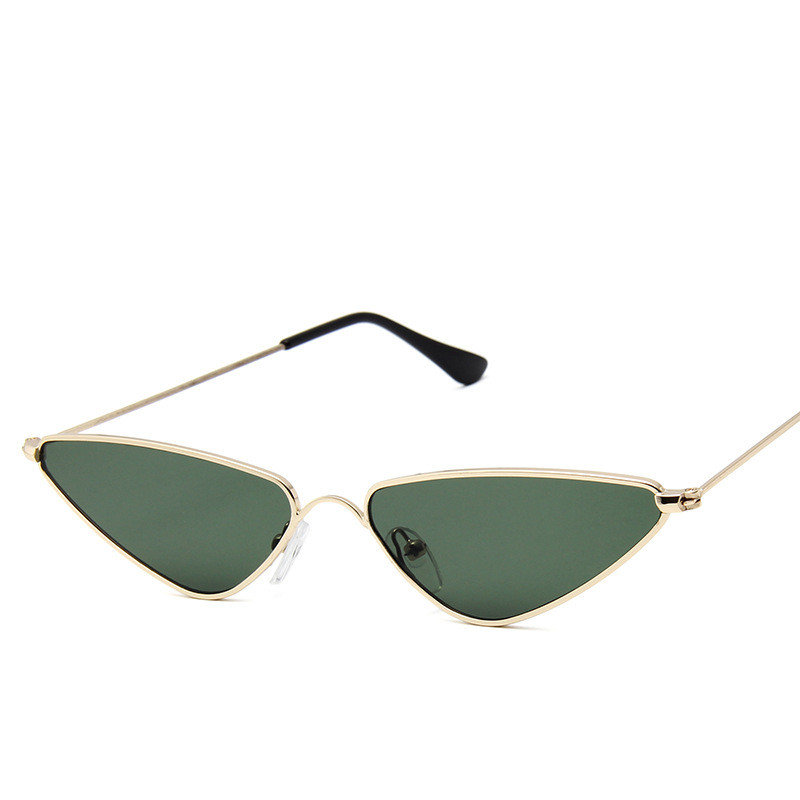 Gold frame dark green film