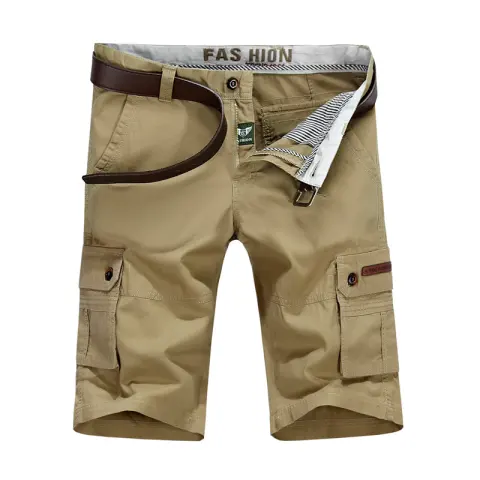 Summer New Style Multi-bag Tooling Five-point Pants Men's Fashion