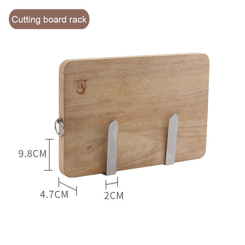 Cutting board rack perforated