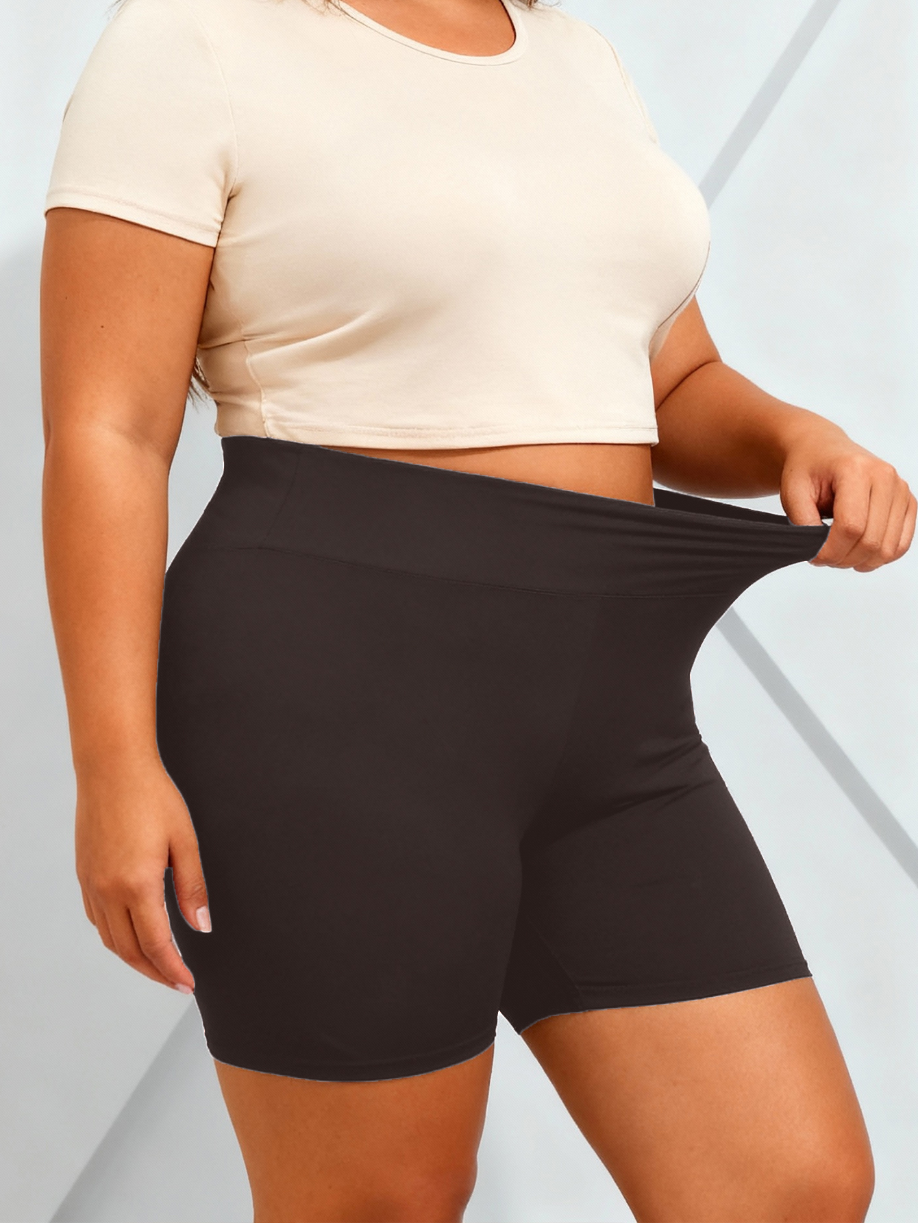 High Waist Biker Shorts, picture 3 of 6