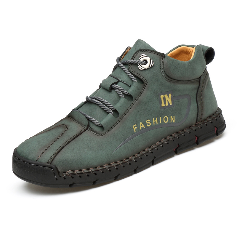 Title 8, Outdoor sportieve leren high-top schoenen antis...