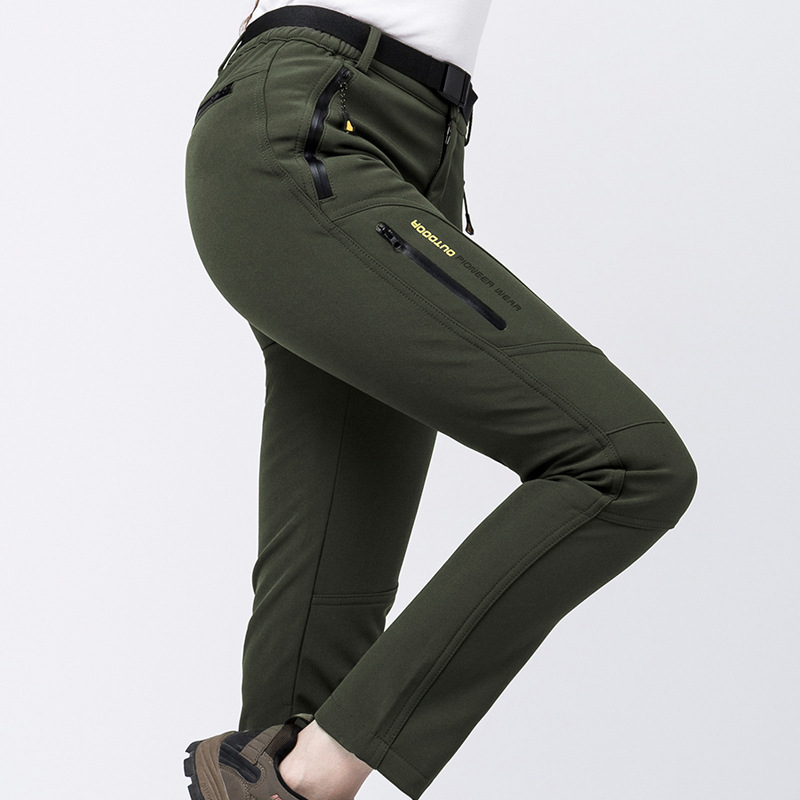 Men's And Women's Outdoor Silver Fox Fleece Rushing Pants