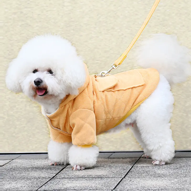 Towable Dog Clothes Thickened Warm Backpack Pet