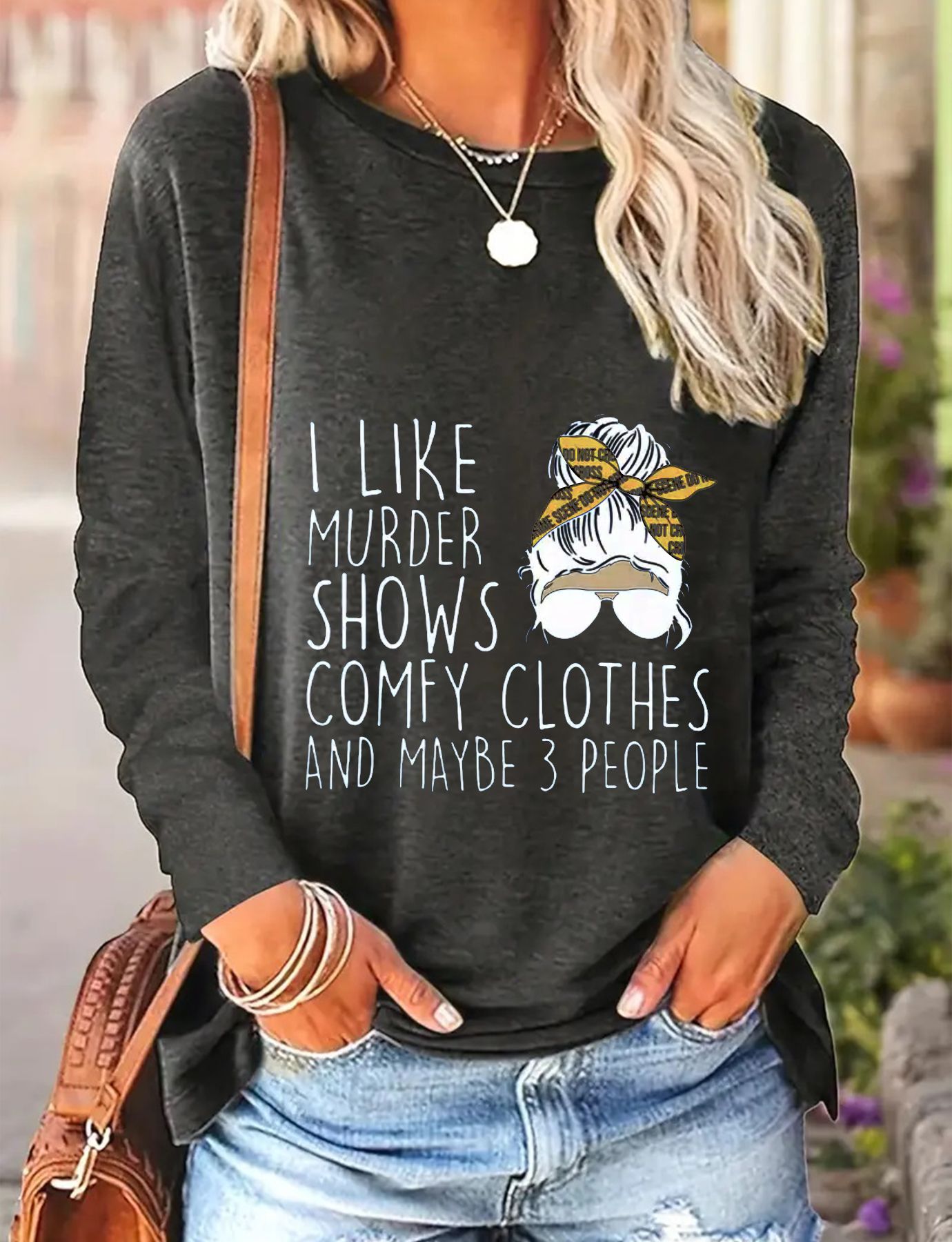 Women's Casual Long-sleeved Spring And Autumn T-shirt