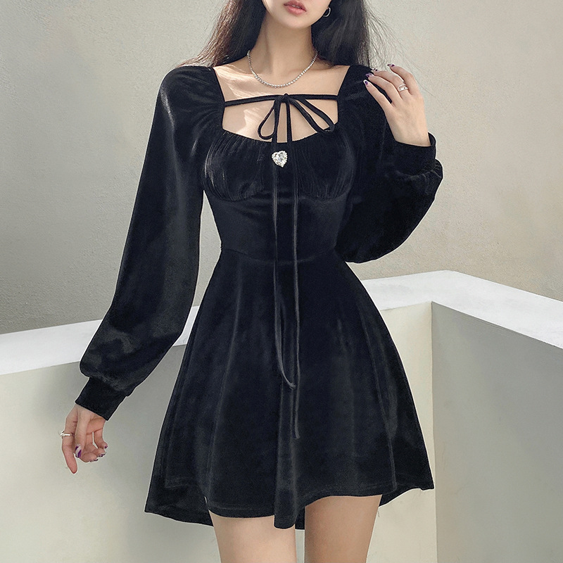 A-line Skirt With Irregular Waist And Slim Hem