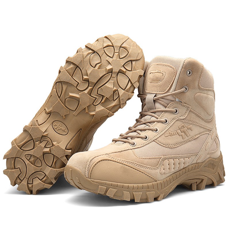 Title 2, High top outdoor mountaineering shoes