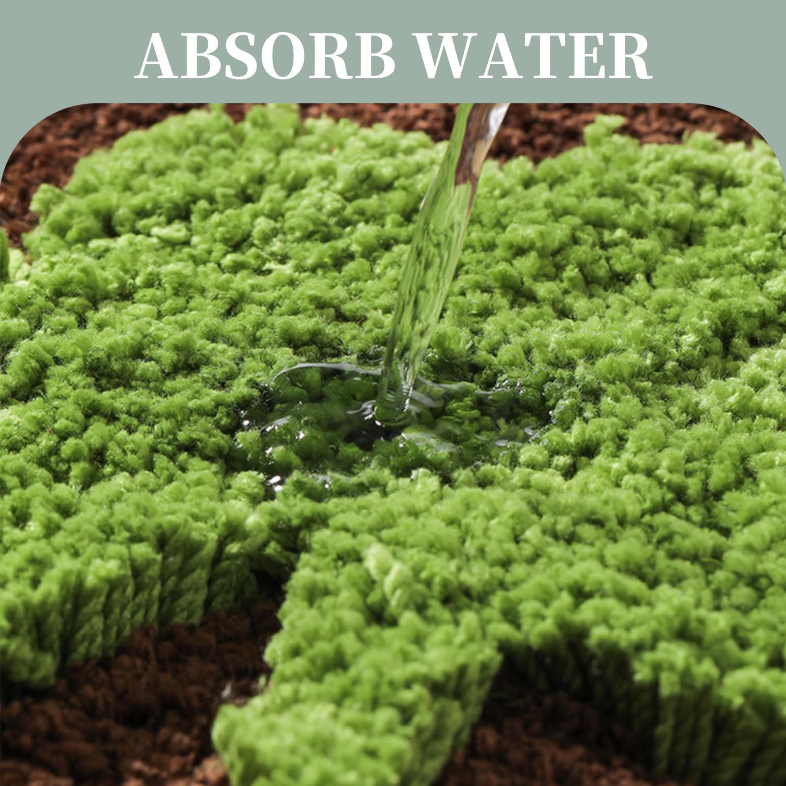 Colorful Area Rug for Bedroom – Non-Slip Absorbent Bathroom Floor Mat, Washable Small Shower Rug - Image 5