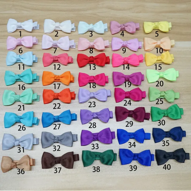 40 Fully Lined No Slip Hair Clips In 20 40 Pastel Colors, Barrettes And Bows For Infants, Toddlers, And Baby Girls Forty Pairs - Shop at LoveMi