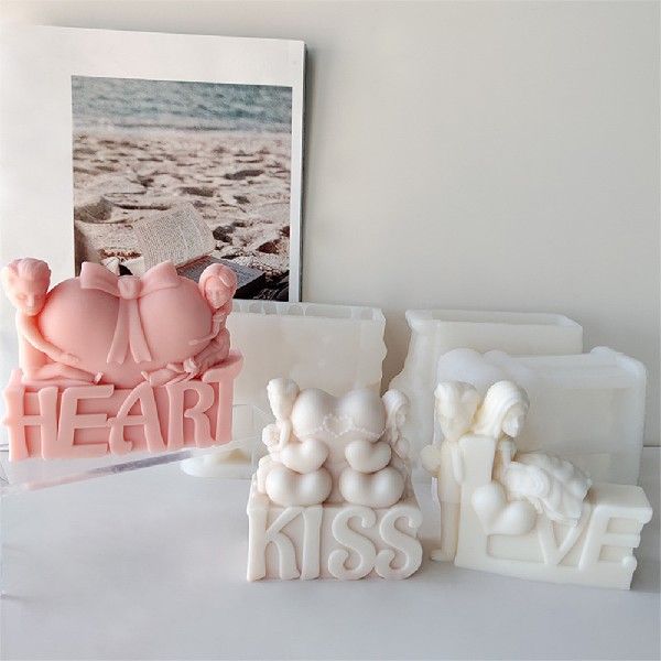 Valentine's Day Candle Mold DIY Chocolate Handmade Soap — foto 6