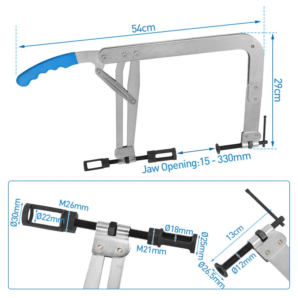 Universal Engine Valve Spring Compressor Tool Valves Removal Pliers Kit 15-330mm — image 9