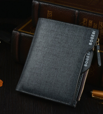 Men's wallet short casual card bag bogesi coin purse one generation wallet