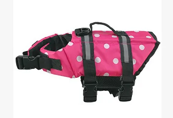 Reflective Pet Life Jacket Outdoor Safety Training Suit Swimwear - Powder Point