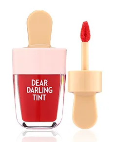 Rose, ice cream,lips, glaze, lip gloss, liquid lipstick, non stick cup, no fade, Ice Cream Lip Glaze Classic Red - Shop at LoveMi
