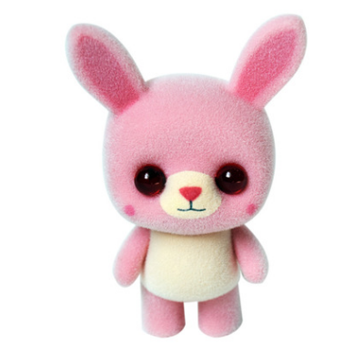 Red eye pink rabbit