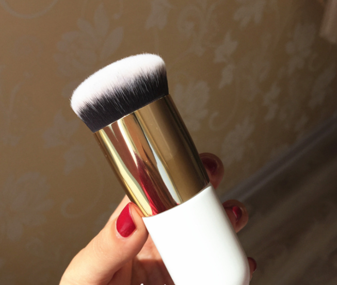 New Chubby Pier Foundation Brush Flat Cream Makeup Brushes Professional Cosmetic Make up Brush Default - Shop at LoveMi