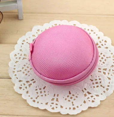 Headphone bag Digital Bluetooth digital storage bag Waterproof and pressure resistant data cable box - Pink