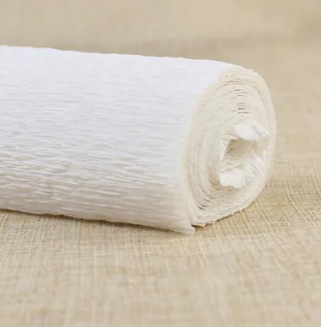 250x50cm Decorative Crepe Paper - White