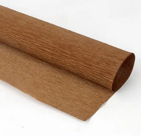 250x50cm Decorative Crepe Paper - Coffee