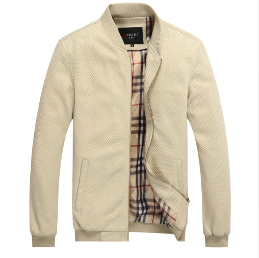 autumn new men's baseball collar jacket Korean Slim youth jacket large size men's tide