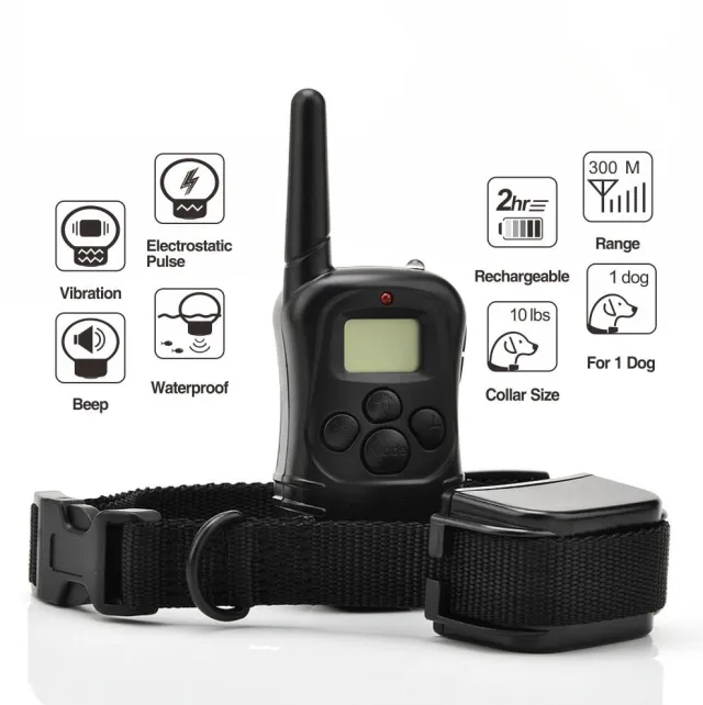 Electric Shock Collar Necklace Distance Training Dog Training Collar For Electric Dogs Eu - Shop at LoveMi