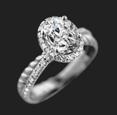 Hearts and Arrows Zircon Engagement Rings Europe and America Personality Colors Rings Ornaments
