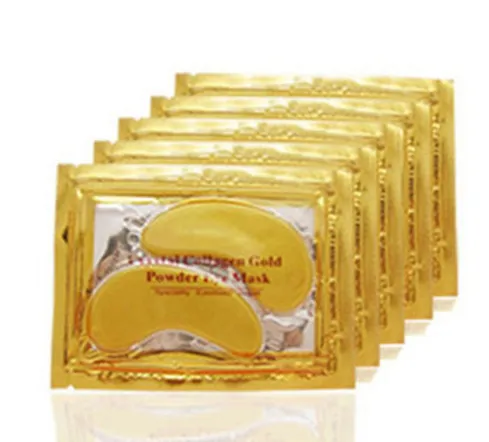 Beauty Gold Crystal Collagen Patches For Eye Anti Aging Acne Eye Mask Korean Cosmetics Skin Care 10Pcs - Shop at LoveMi