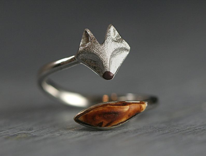 Title 3, Fashion Retro Personality Creative Animal Fox Ring