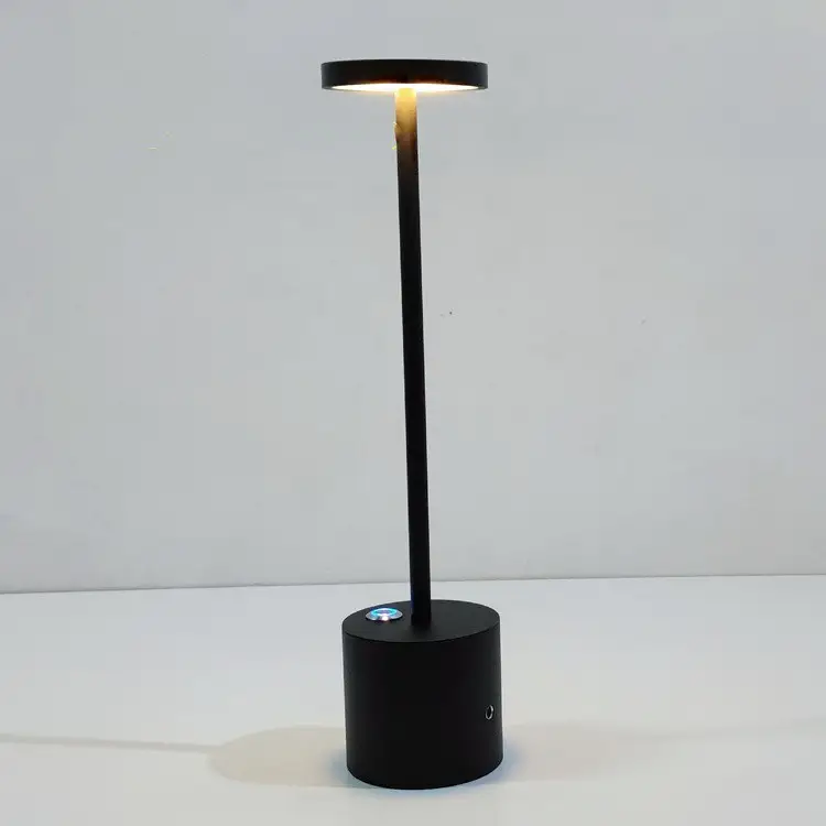 American Style Rechargeable LED Restaurant Touch Table Lamp Bar Hotel Cafe Removable Table Light