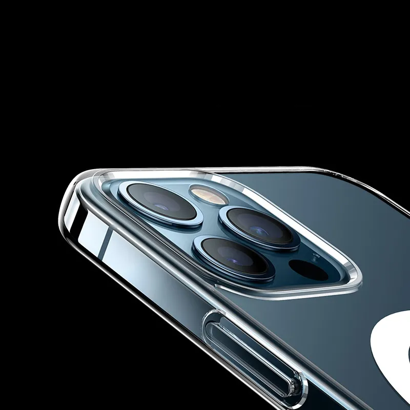 Full Transparent Back Cover Magnetic Phone Case – image 3
