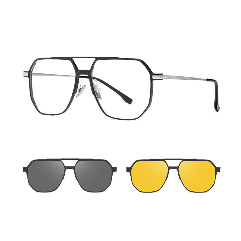 Aluminum Magnesium Set Polarizing Mirror Large Frame Sunglasses - Image 5