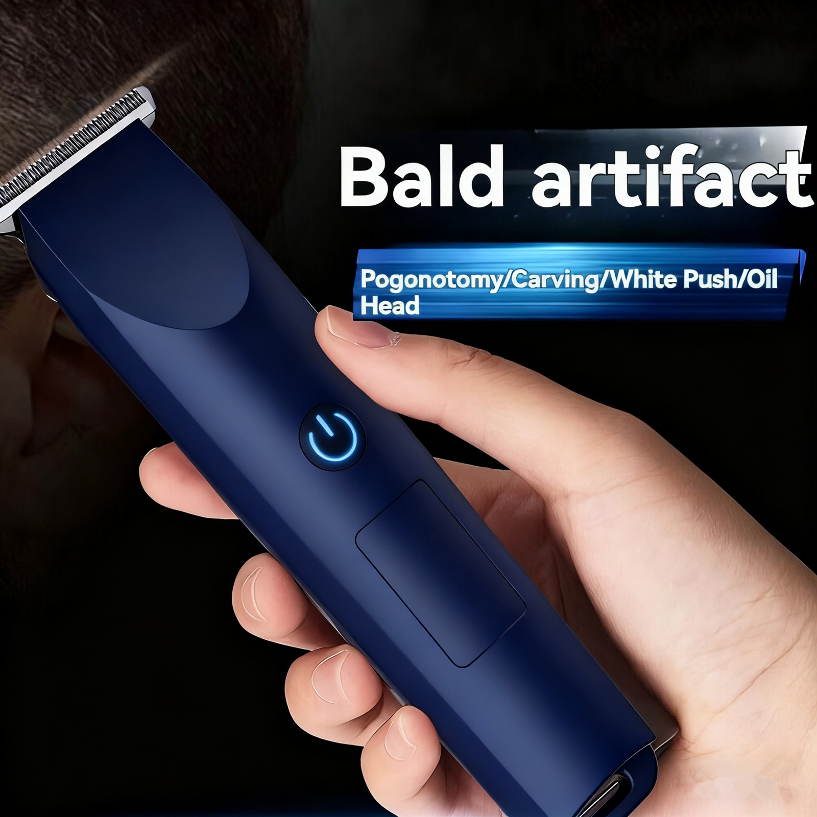 Men's Electric Hair & Beard Trimmer - Stylish Grooming For Professional Results