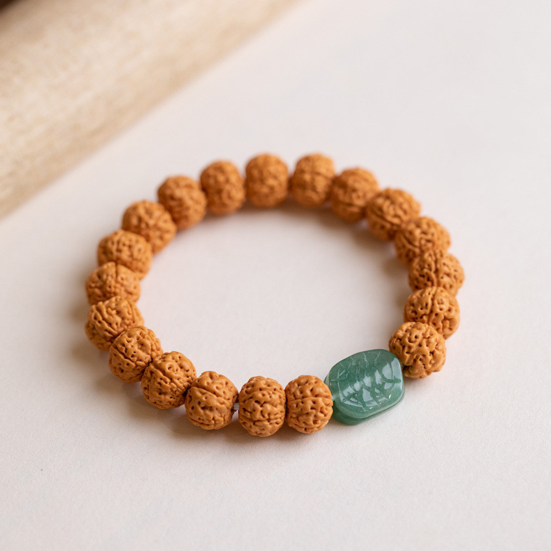 Men's And Women's Double Dragon Pattern Small Vajra Bodhi Bracelet